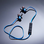 SLM BT-518 // Magnetic Bluetooth Earphones (Blue)