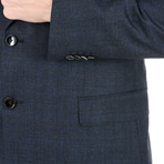 Huge Genius 410 Suit // Plaid Blue (Euro: 48)