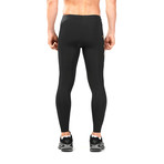 MCS Thermal Compression Tights // Black + Gold (XS)