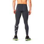 Wind Defence Compression Tight // Black+ Steel (L)