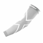 Compression Arm Sleeves // White (M)