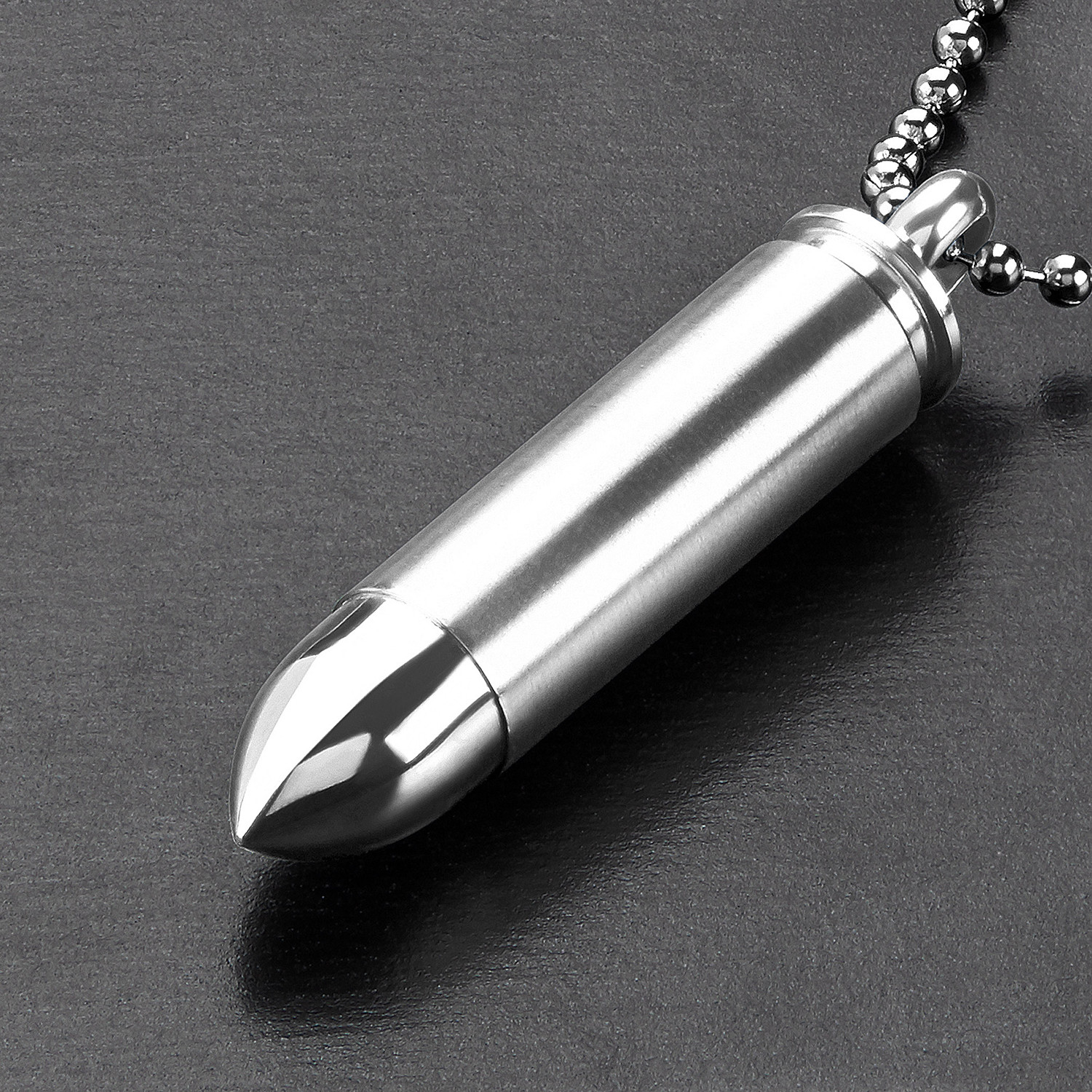 Bullet Capsule Necklace (Silver) - Crucible - Touch of Modern