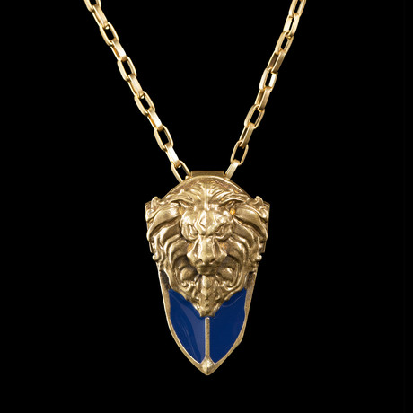 Warcraft // Alliance Lion Crest Pendant Bronze