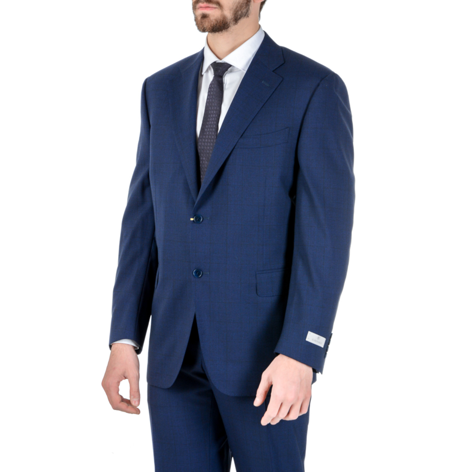 Zience Glen Plaid Suit // Blue (Euro: 56) - Canali Suits - Touch of Modern
