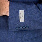 Zience Glen Plaid Suit // Blue (Euro: 56)