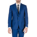 Leveque Pique Suit // Blue (Euro: 56)