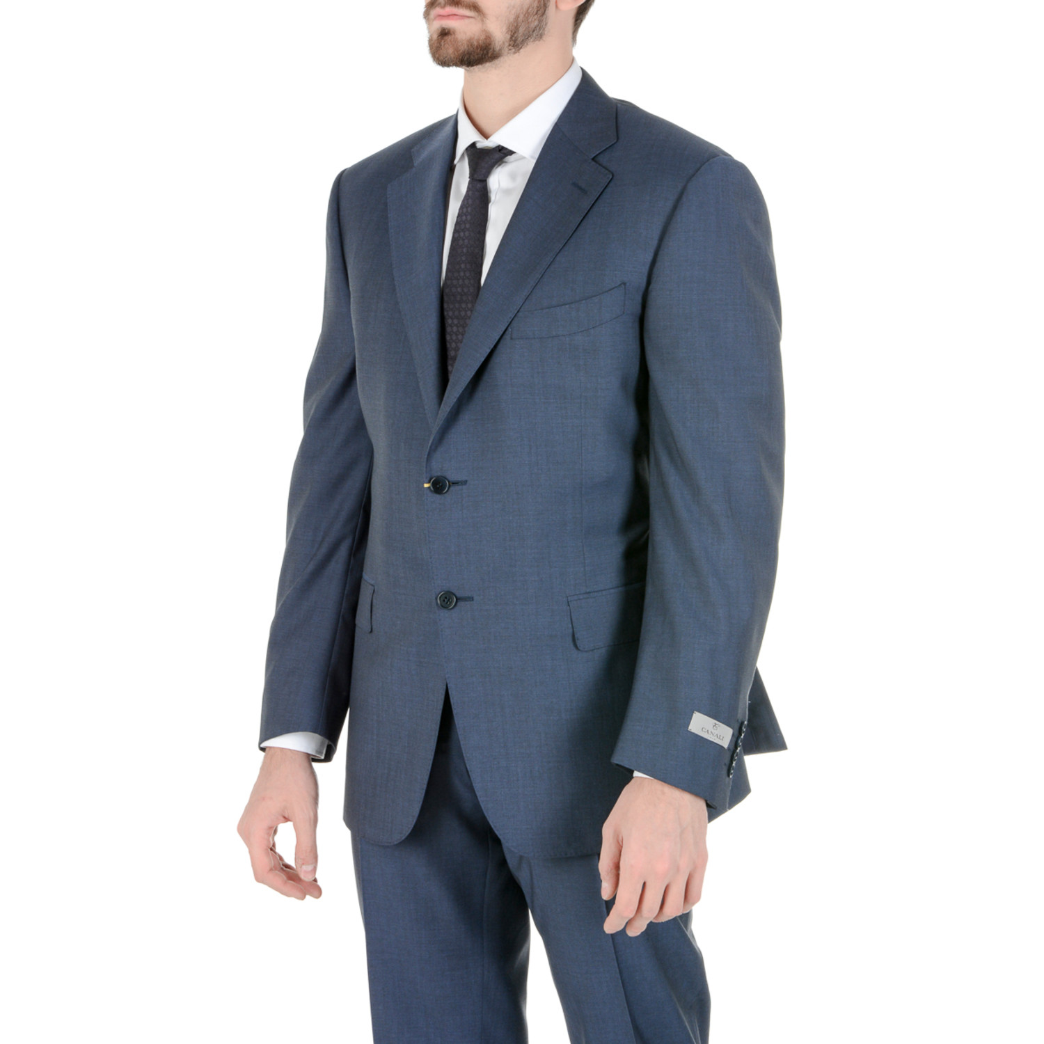 Koy Canali Suit // Dusty Blue (Euro: 56) - Canali Suits - Touch of Modern