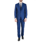 Koy Canali Striped Suit // Blue (Euro: 48)