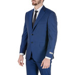 Koy Canali Striped Suit // Blue (Euro: 50)