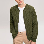 Quilted Coat // Green (2XL)