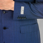 Olsen Glen Plaid Suit // Blue (Euro: 58)