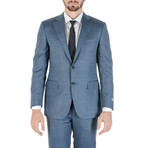 Redford Pinstripe Suit // Light Blue (Euro: 48)