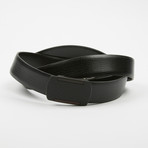 Lotte Adjustable Belt // Textured Black (Size 34)