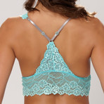 Tonya Lace Bra // Turquoise (36B)