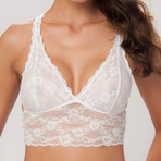 Tonya Lace Bra // White (34B)