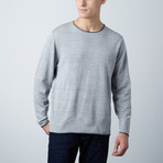 Loft 604 // Wool Reversible Sweater // Navy Melange (L)