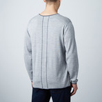 Loft 604 // Wool Reversible Sweater // Navy Melange (M)