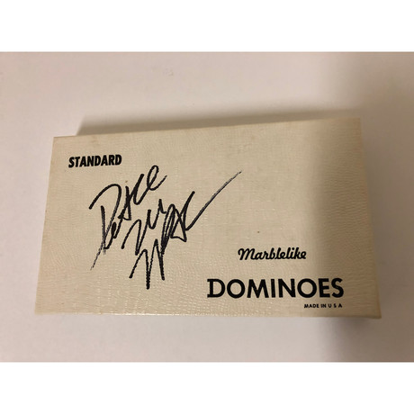 Signed Dominoes // Tupac Shakur