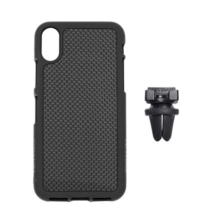 X2 Smartphone Magnetic Holder + XCase Carbon Fiber Phone Case (iPhone 6/6s)
