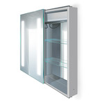 LED Medicine Cabinet + Defogger + Sliding Mirror // Outlet + Shelves