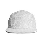 The Intrigue 5-Panel Hat // White