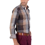 Doyle Button-Up Shirt // Brown (XS)
