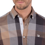 Doyle Button-Up Shirt // Brown (XS)