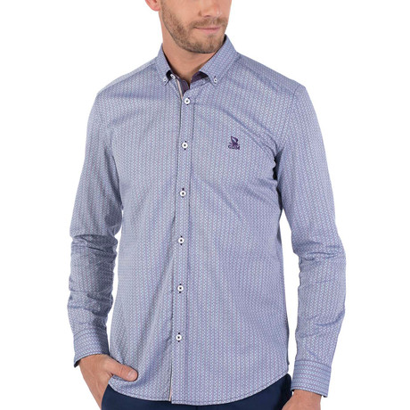 Ford Button-Up Shirt // Navy (S)