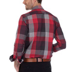 Duke Button-Up Shirt // Red Black (XS)