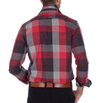 Duke Button-Up Shirt // Red Black (XS)