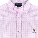 Algeron Button-Up Shirt // Light Pink + White (XS)