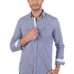 Fergus Button-Up Shirt // Blue (M)