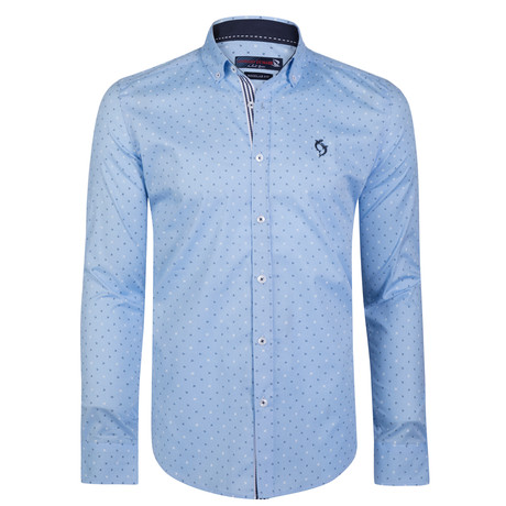 Montague Button-Up Shirt // Light Blue (XS)