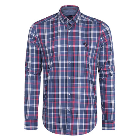 Cassius Button-Up Shirt // Indigo (XS)