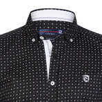 Lamont Button-Up Shirt // Black + White (M)