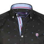 Laurence Button-Up Shirt // Green + Blue (XS)