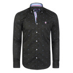 Laurence Button-Up Shirt // Green + Blue (XS)