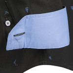 Laurence Button-Up Shirt // Green + Blue (XS)