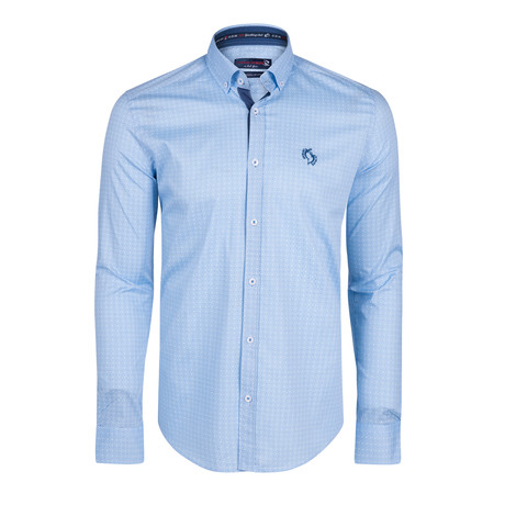 Clement Button-Up Shirt // Light Blue (XS)