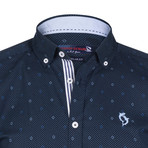 Osbert Button-Up Shirt // Navy (XS)