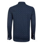 Osbert Button-Up Shirt // Navy (XS)