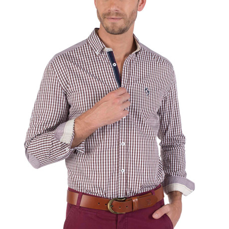 Geoffrey Button-Up Shirt // Light Brown (S)