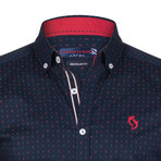 Oswald Button-Up Shirt // Navy (XS)