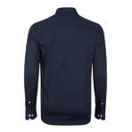 Oswald Button-Up Shirt // Navy (XS)