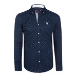 Orville Button-Up Shirt // Navy (M)