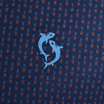 Newton Button-Up Shirt // Navy (XS)