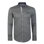 Nigel Button-Up Shirt // Khaki (L)