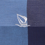 Earl Button-Up Shirt // Blue + Navy + Black (XS)