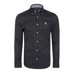 Ignatius Button-Up Shirt // Black + White (2XL)