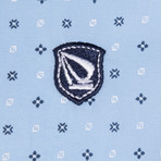 Kurt Button-Up Shirt // Light Blue + White (XS)